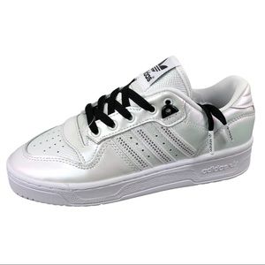 🆕 Adidas Low Rivalry Pearl Iridescent Bling Shoes